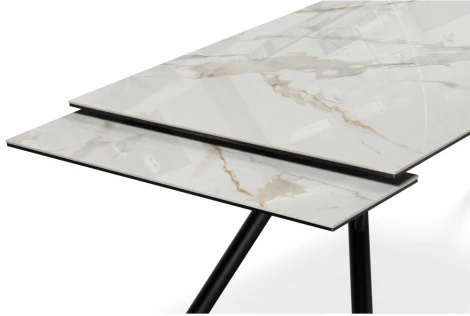 Кухонный стол Woodville Либерти (Металл,Керамика/Черный) арт.621190