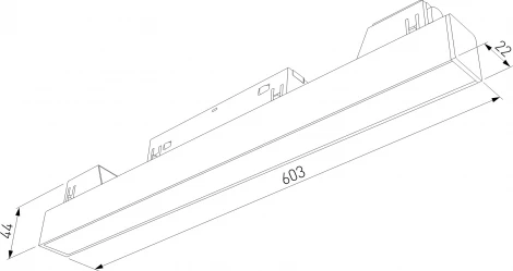 Трековый светильник Elektrostandard Slim Magneti L02 85002/01 20W 3000K (черный)