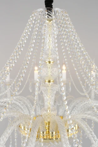 Подвесная большая люстра Aployt Anula APL.810.03.20 (220V, на цепи, свеча)