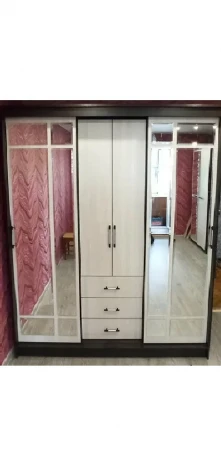 Шкаф БТС-купе комбинированный Маэстро, Венге, Лоредо