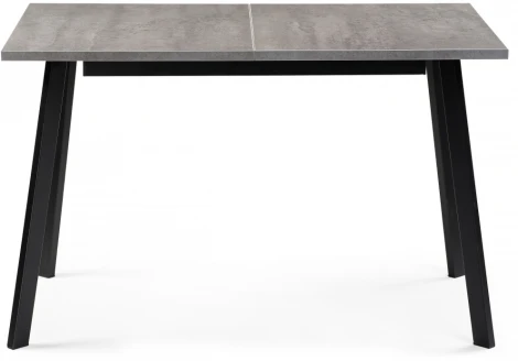Стол раскладной Notta Колон Лофт 120 25 мм черный матовый / бетон 489608