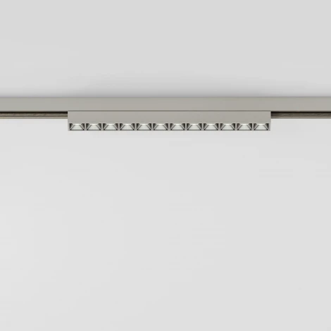Трековый светильник магнитный светодиодный 10W 48V 4000K (никель) Elektrostandard Line Magnetic 85528/01