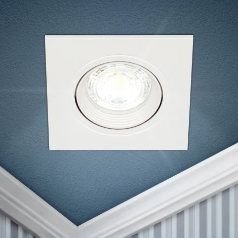 Встраиваемый точечный светильник ЭРА KL92-1 WH (12V)