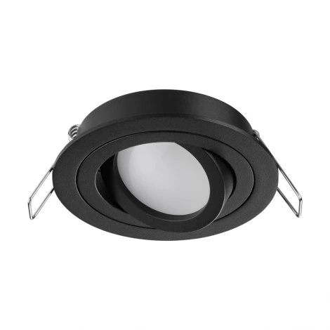 Светильник встраиваемый поворотный Novotech Morus 371018 черный IP20 GU10 50W 220-240V