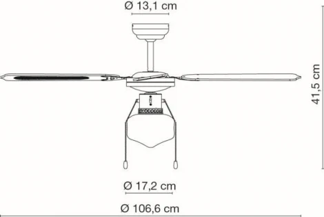 Потолочная люстра Globo Champion 0309CSW