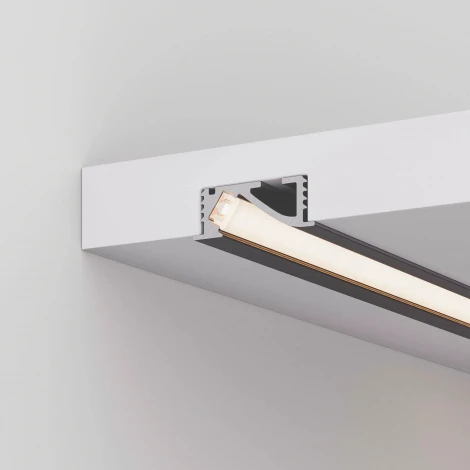 Профиль SL-BEVEL-W21-F-2000 ANOD BLACK (Arlight, Алюминий) 048997