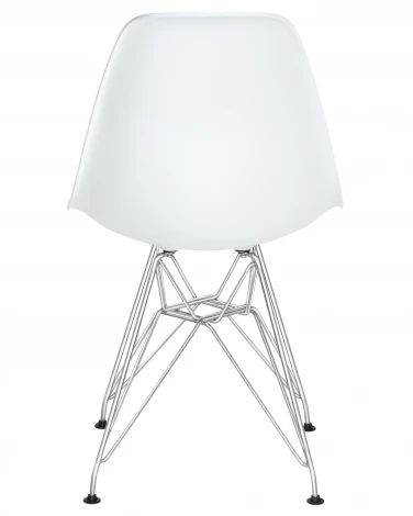 Стул обеденный DSR (ножки хром, цвет белый (W-02))