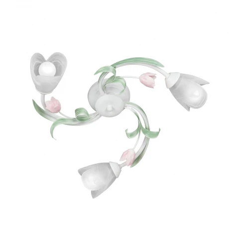 Потолочная люстра Vitaluce V1541/3PL (220V, цветы)