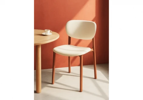 Обеденный стул Woodville Mokka brown / milky