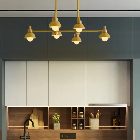 Потолочная люстра на штанге Fanta Long Yellow ImperiumLoft Fantalong01 (101570-26) (220V)