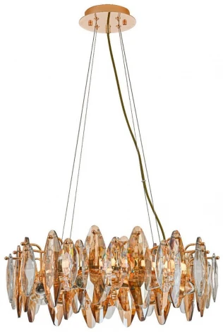 Подвесная люстра хрустальная Favourite Glans 4719-8P (220V, на тросе)
