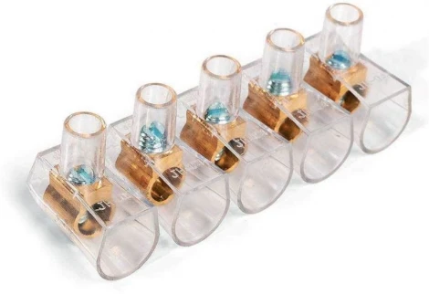 Зажим винтовой концевой изолированный 10 контактов Stekker 49760