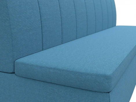 Диван кухонный прямой Кантри (Голубой/Рогожка) Лига Диванов арт.123829