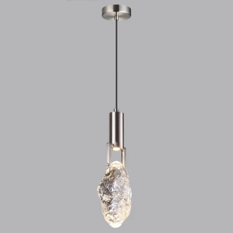 Подвесной светильник Odeon Light Lia 6696/5L MIDCENT матовый никель/металл/стекло IP20 LED 5W 3000K (220V, на проводе)