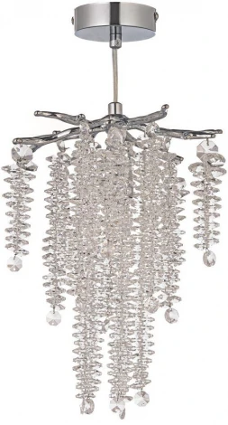 Подвесная люстра хрустальная Dio D'Arte Tavenna Nickel H 1.5.21.100 N (220V, на тросе)