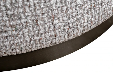 Кресло Verona вращающееся, шенилл серый Seppia-SER/бронза 70*77*80см Garda Decor