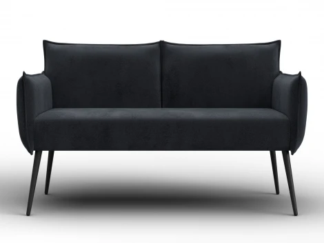 Диван прямой Лига-083 (Фанера/Металл/Велюр/Темно-серый) Лига Диванов 131074