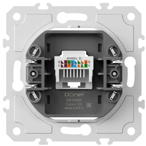 Механизм розетки Ethernet RJ-45 Donel DB DB16200