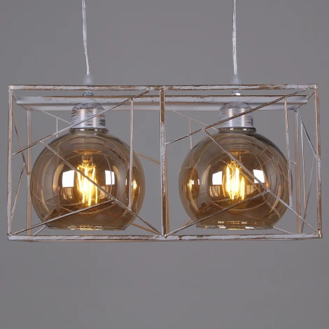 Подвесная люстра Reluce 03462-0.4-02 WH+GD (220V, на проводе)