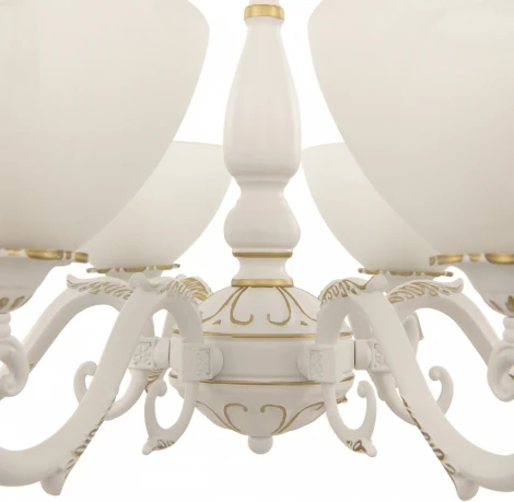 Подвесная люстра Arte Milano AM340518 340518/6 WT+G (220V, на цепи)