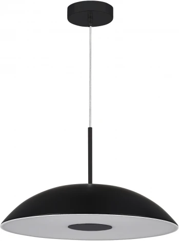 Подвесной светильник ST Luce Lid SL6128.403.01 Черный/Черный LED 1*24W 3000K LID (220V, на проводе, круглые)