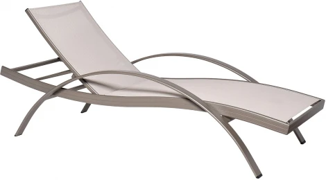 Шезлонг Garda Decor 39AR-SHEZ-254 (Серый/Серый)