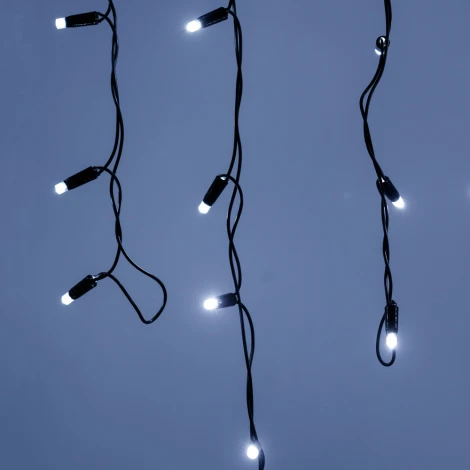 Светодиодная гирлянда ARD-EDGE-PRO-4000x600-BLACK-128LED-MILK-STD White (230V, 8W) (IP65)