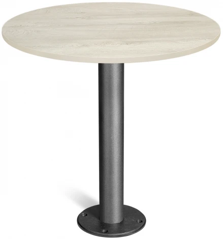 Стол SHT-T13/80 ЛДСП черный муар/дуб беленый от фабрики Sheffilton