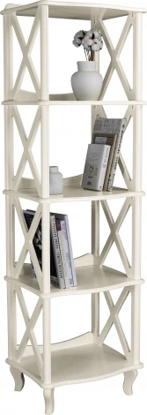 Этажерка-стеллаж Джульетта 4 уровня, дуб шампань Л Mebelik арт.008566