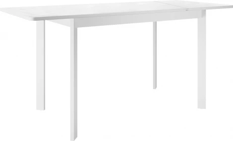 Стол DikLine LK90 Керамика Mono white (белый матовый) /подстолье белое/опоры белые арт.00-00076715