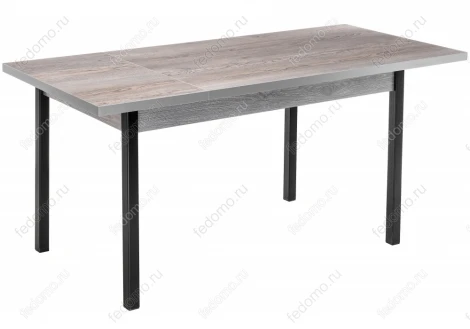 Стол Woodville Оригон навара / черный матовый 368663