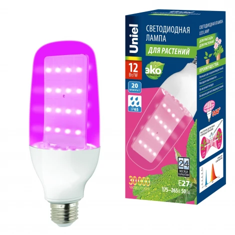 Лампочка светодиодная E27 12W белая Uniel LED-B82-12W/SPBR/E27/CL PLP33WH