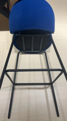 Стул барный Haven Enigma Hesby Ткань/Синий арт.HSBI_BC23135_darkblue