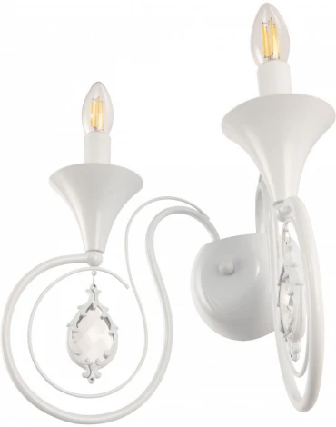 Бра Arte Milano AM349920 349920/2W WT (220V, подвески, подсвечник, свеча)