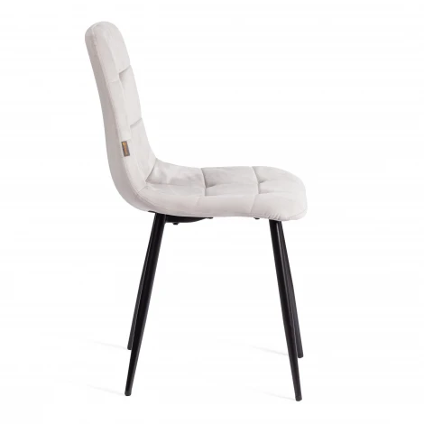 Стул CHILLY (mod. JSC-220) Tetchair (Металл,Велюр/Светло-серый) арт.21497