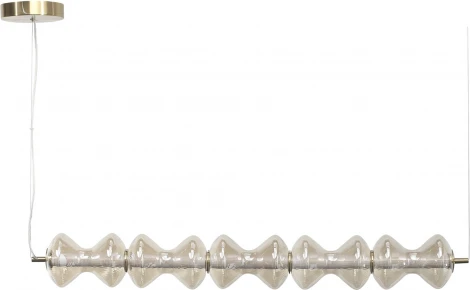 Подвесной светильник ST Luce Spine SL6136.243.01 золото/коньячный LED 1*28W 3000K (220V, на тросе)