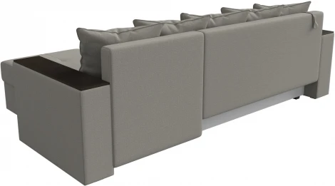 Диван угловой Дубай Лайт правый угол (Бежевый/Рогожка) Лига Диванов арт.121638