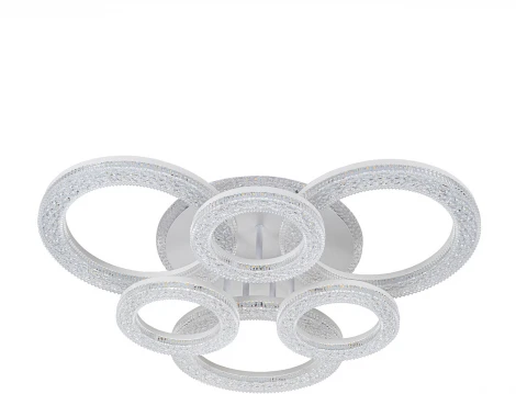 Потолочная люстра Escada Alunit 10281/6LED 182Вт, металл/акрил, белый (регулировка яркости, 220V, пульт управления)