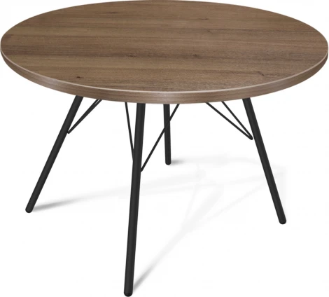 Столик журнальный Sheffilton SHT-S37/ЛДСП 60 черный муар/орех тьеполо