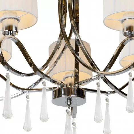 Подвесная люстра iLamp Bella RM1029/5CR (220V, на цепи)