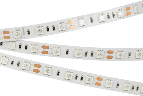 Светодиодная лента RT-B60-10mm 12V Blue (14.4 W/m, IP20, 5m) (Arlight, Открытый) 012336(3)