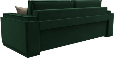 Диван прямой Лига-044 (Зеленый,Бежевый/Велюр) Лига Диванов арт.122252