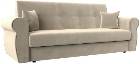 Диван-книжка Лига-019 (Бежевый/Микровельвет) Лига Диванов арт.118349