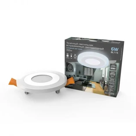 Точечный встраиваемый светильник Gauss Bubbles BL115