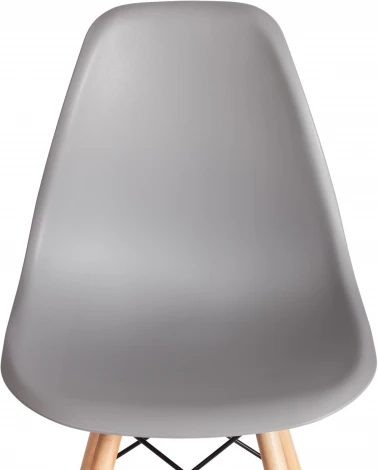 Стул CINDY (EAMES) (mod. 1801) / 2 шт. в упаковке Tetchair (Дерево бук,Металл,Пластик/Серый) арт.24422