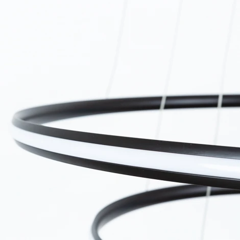 Подвесной светильник ярусный Arte Lamp Meridiana A2198SP-3BK (LED, 220V, пульт управления, на тросе)