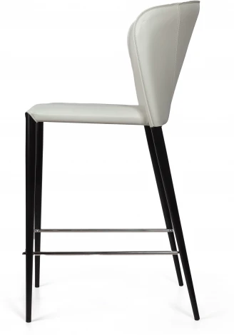 Стул полубарный Albert, кожа белый Top Concept (21097)