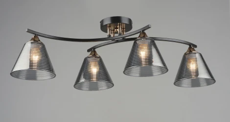 Потолочная люстра SL8241-4 CF+GD Мелодия Света SL1N 000065850