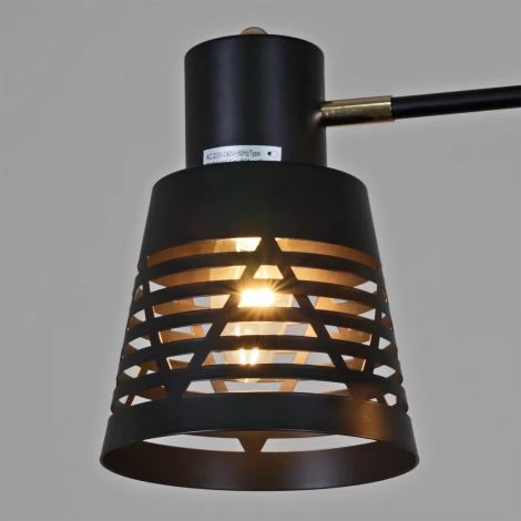 Потолочная люстра на штанге Reluce 06074-3.3-02 BK+FG (220V)