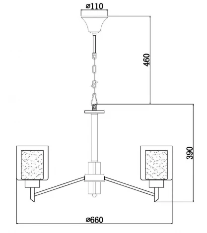 Подвесная люстра Vele Luce Felice 983 VL1425L06